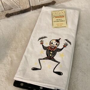 Johanna Parker Halloween Skeleton Kitchen Towels